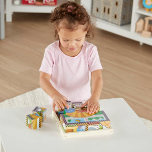 Montessori Animal 9 Cubes Puzzle