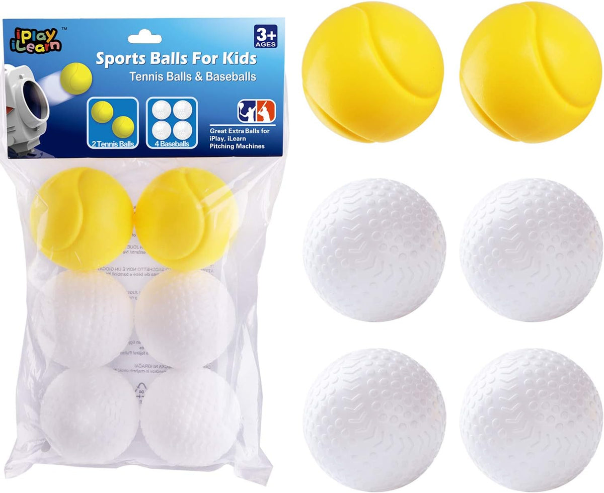 Replacement Balls - My First Baseball & Tennis Pitching Machine