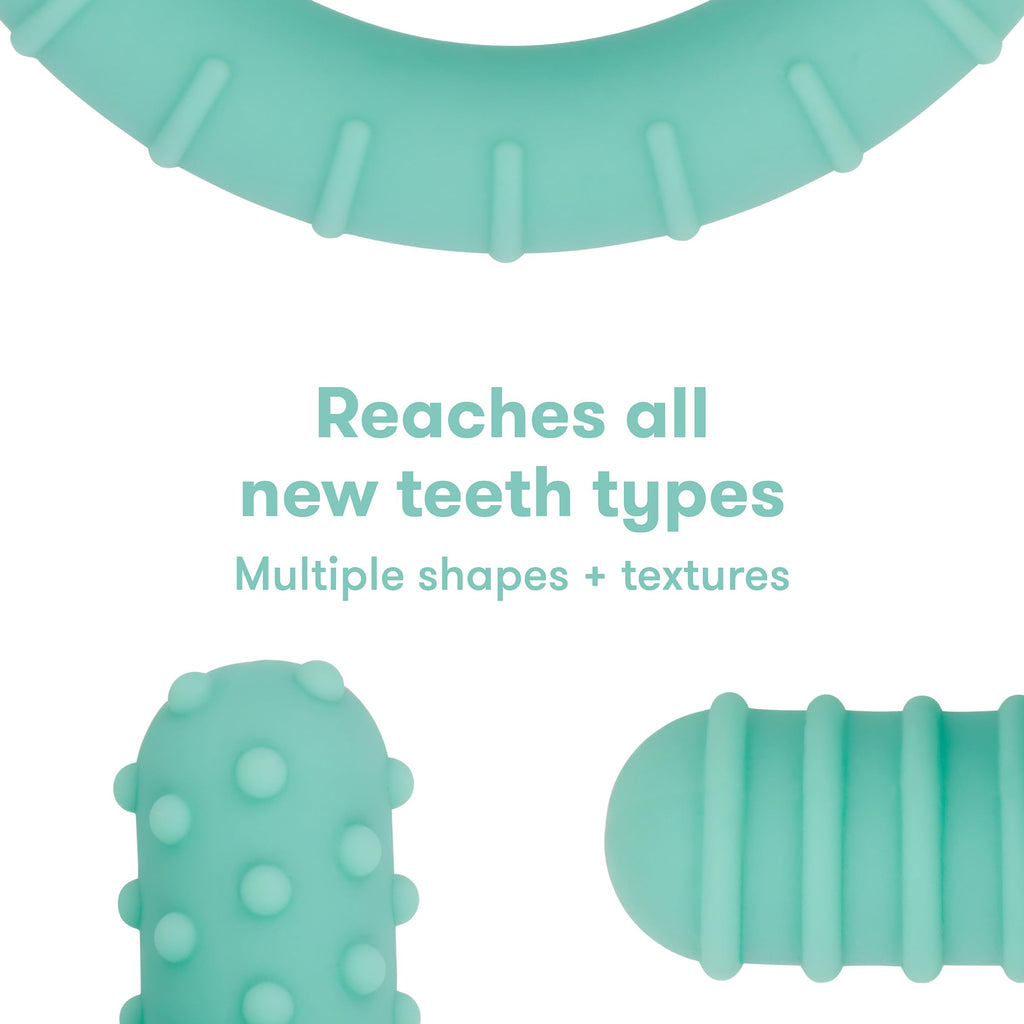 Get-A-Grip Silicone Baby Teether | Easy-Hold, BPA-Free Teething Relief