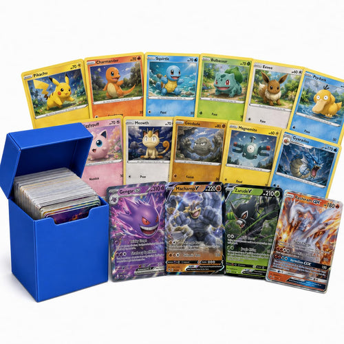 50+ Official Pokemon Cards Collection with 5 Foils in Any Combination and at Least 1 Rarity, GX, EX, FA, Tag Team, Or Secret Rare