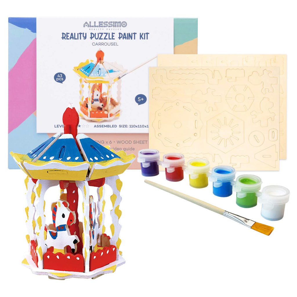3D Carousel Puzzle  Do it yourself