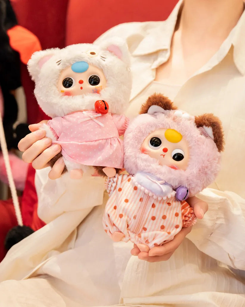 Baby Three Kitten Wardrobe Plush Series Blind Box