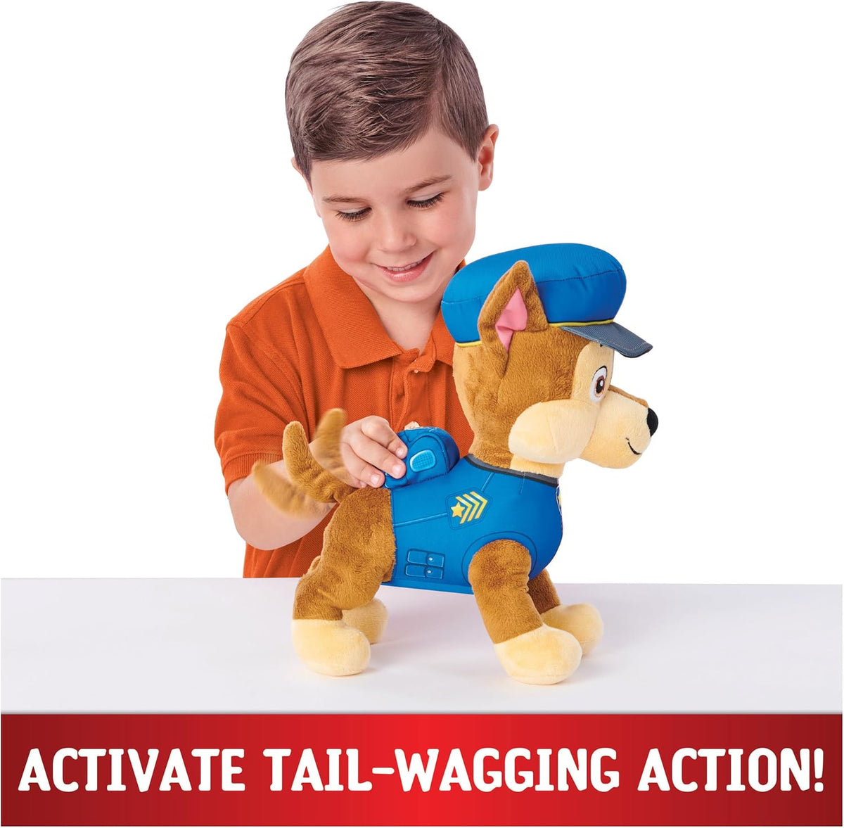 Bilingual Paw Patrol Talking Chase Interactive Plush Including Music, Sounds, and Fun for Kids