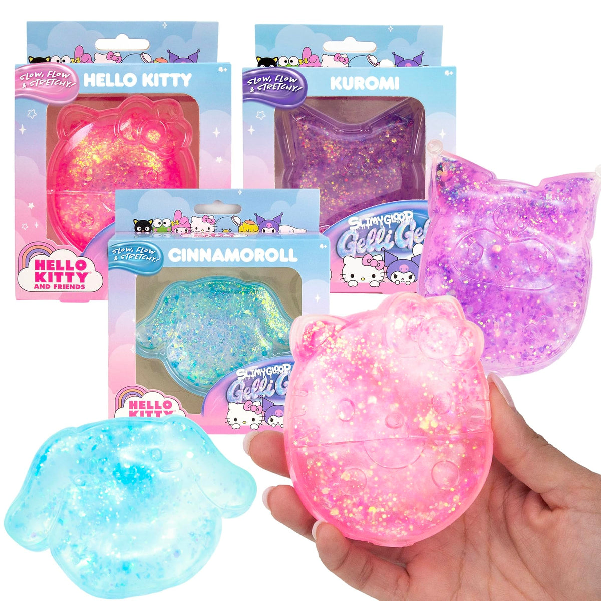 Horizon Group USA Slimygloop Gelli Gels, Blue Squishmallows