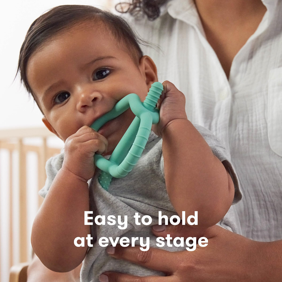 Get-A-Grip Silicone Baby Teether | Easy-Hold, BPA-Free Teething Relief
