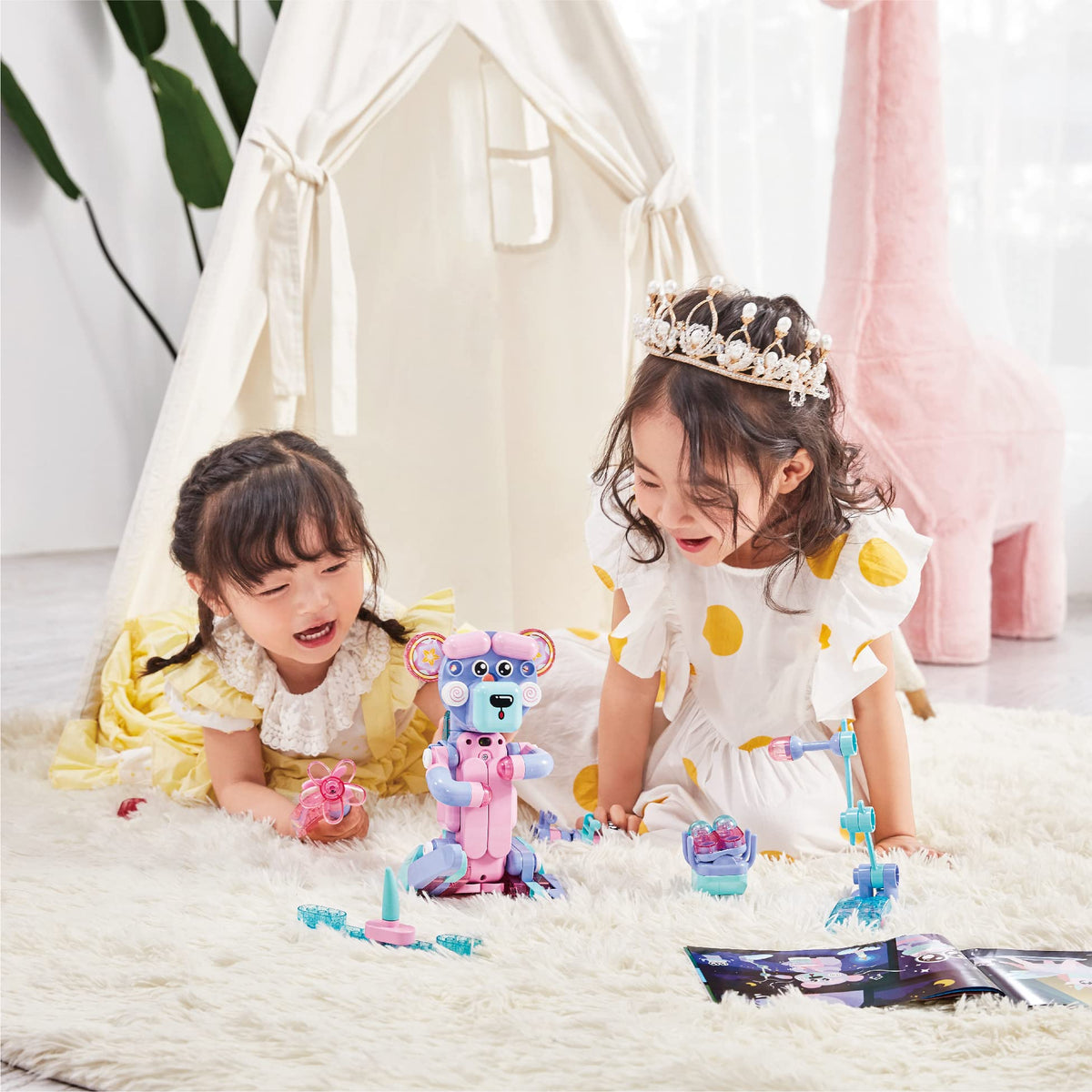 Magical Unicorn Robots: Build, Play, Learn! Perfect for Kids 3+ and STEM Education, Especially for Girls!