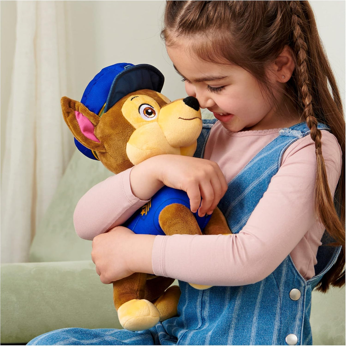 Bilingual Paw Patrol Talking Chase Interactive Plush Including Music, Sounds, and Fun for Kids