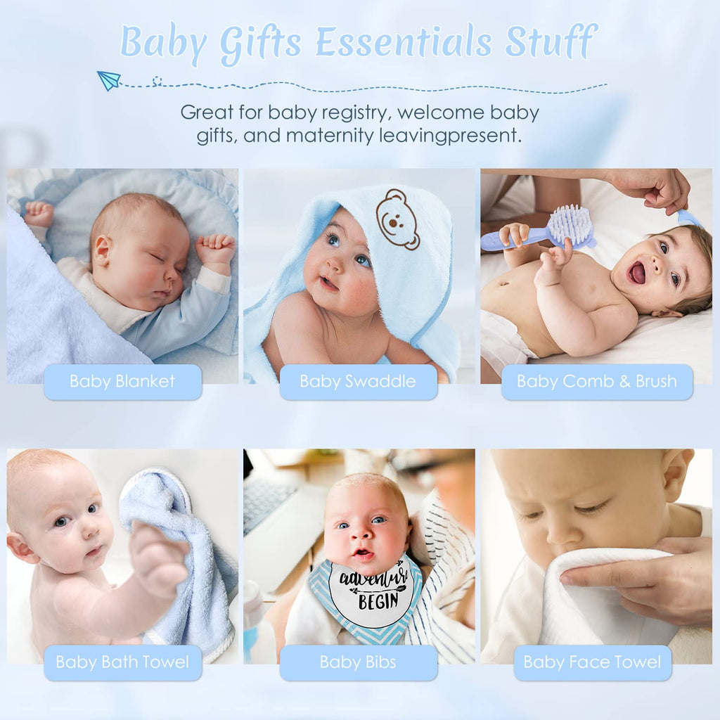 Baby Box Set 14 Essentials for Newborns in a Charming Gift Basket