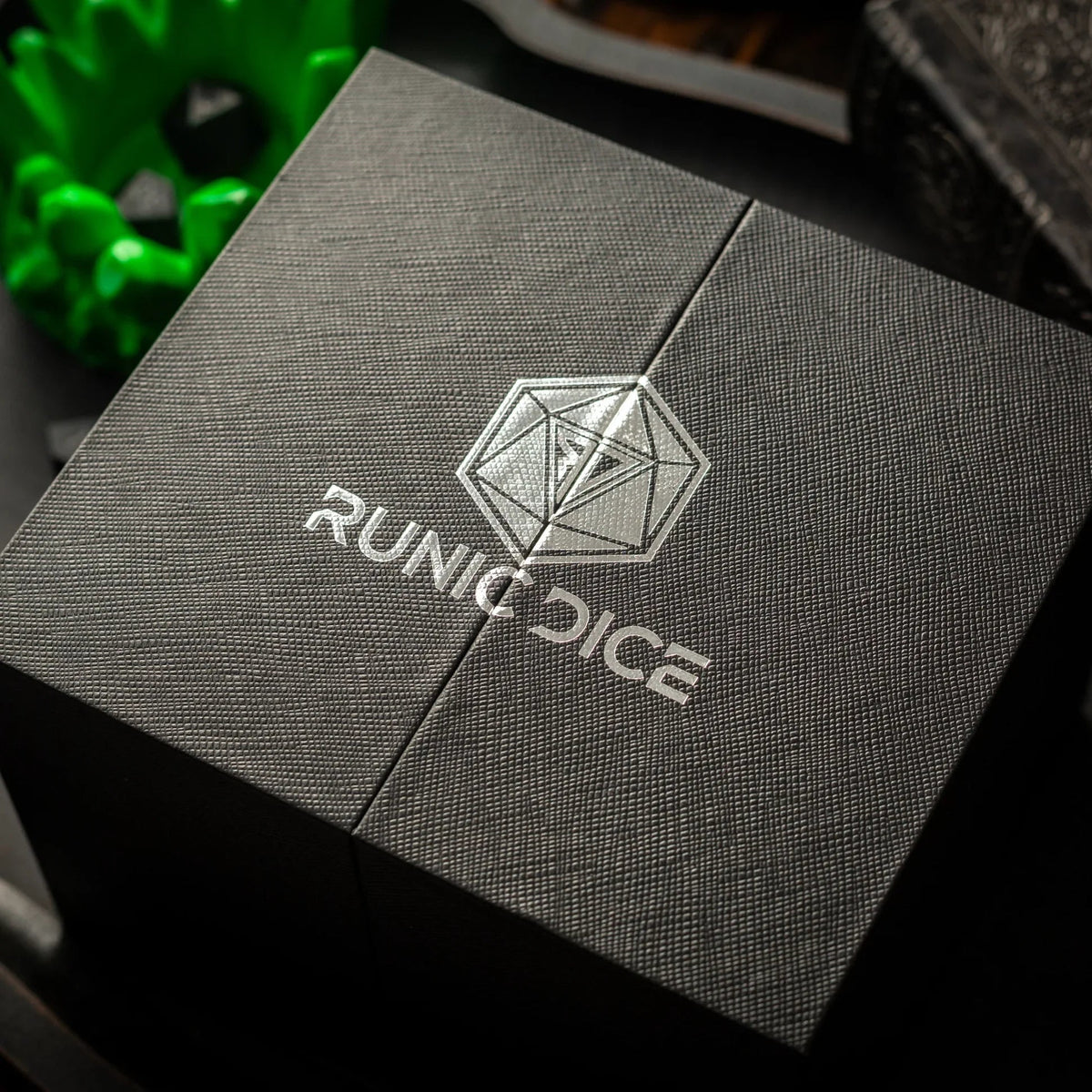 Massive Sea Green Teal Liquid Core 95MM Chonk Handmade Resin Dice And Box