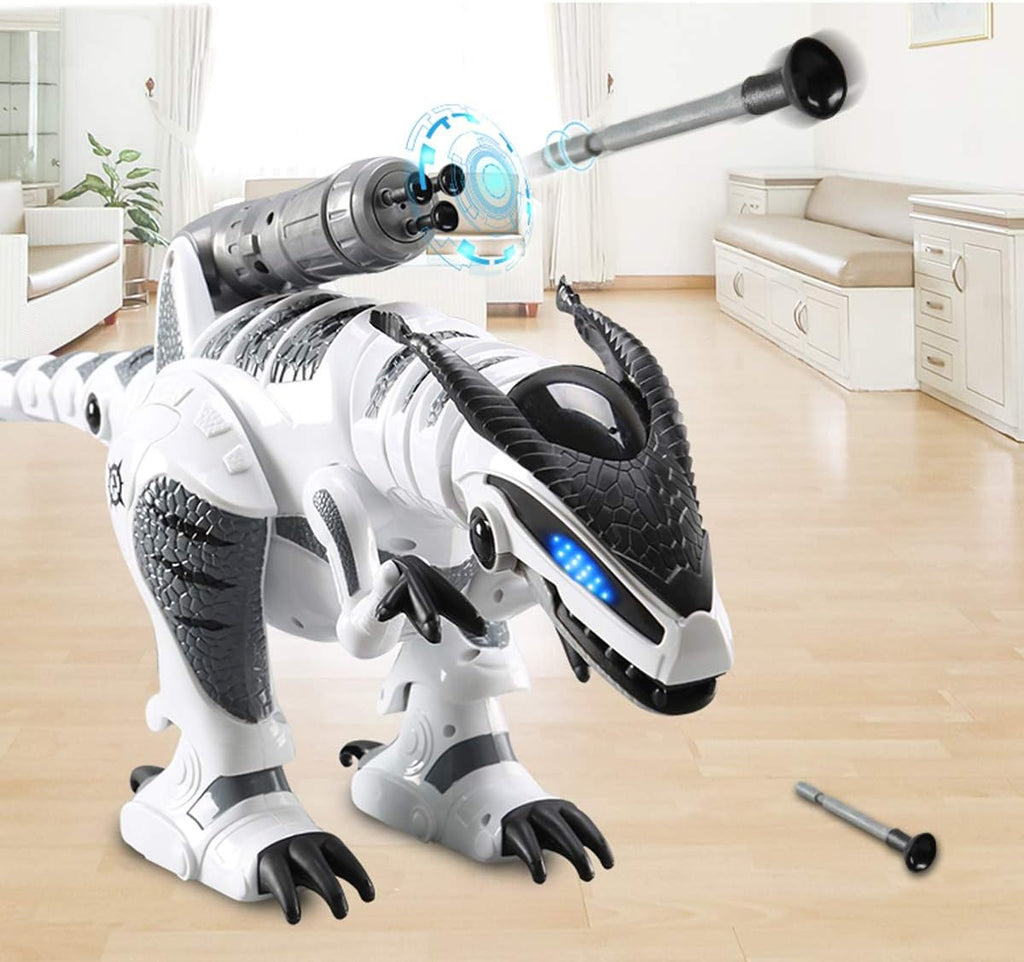 The DinoRover is Your Ultimate Interactive T-Rex Pal! - Remote Control Robot Dinosaur for Kids with Roaring Fun!