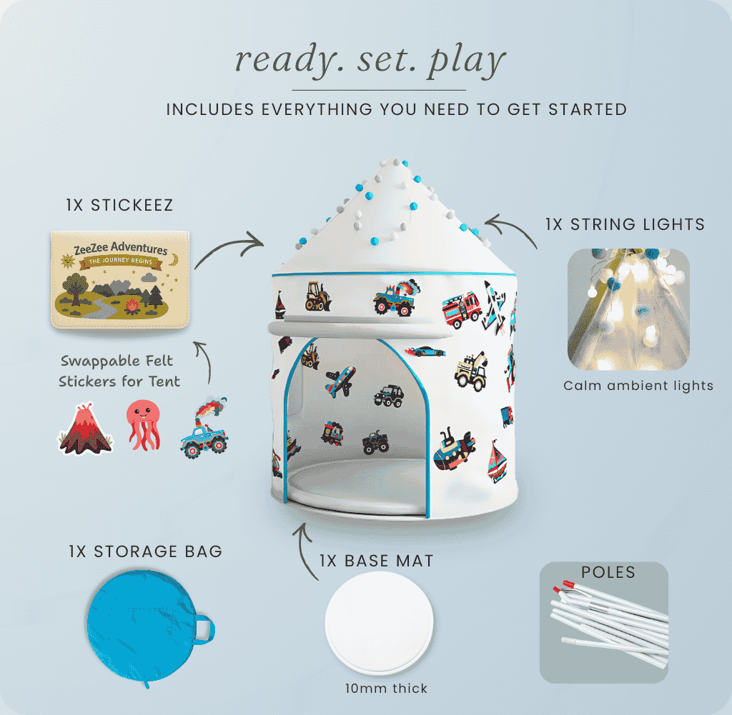 ZeeZee Adventures Play Tent System